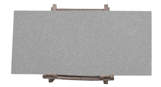 Pennsylvania bluestone natural stone slab on a wooden pallet