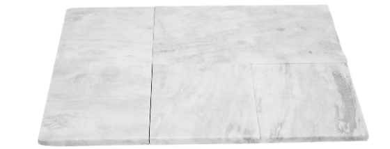 White marble natural stone patio packs for outdoor paving projects